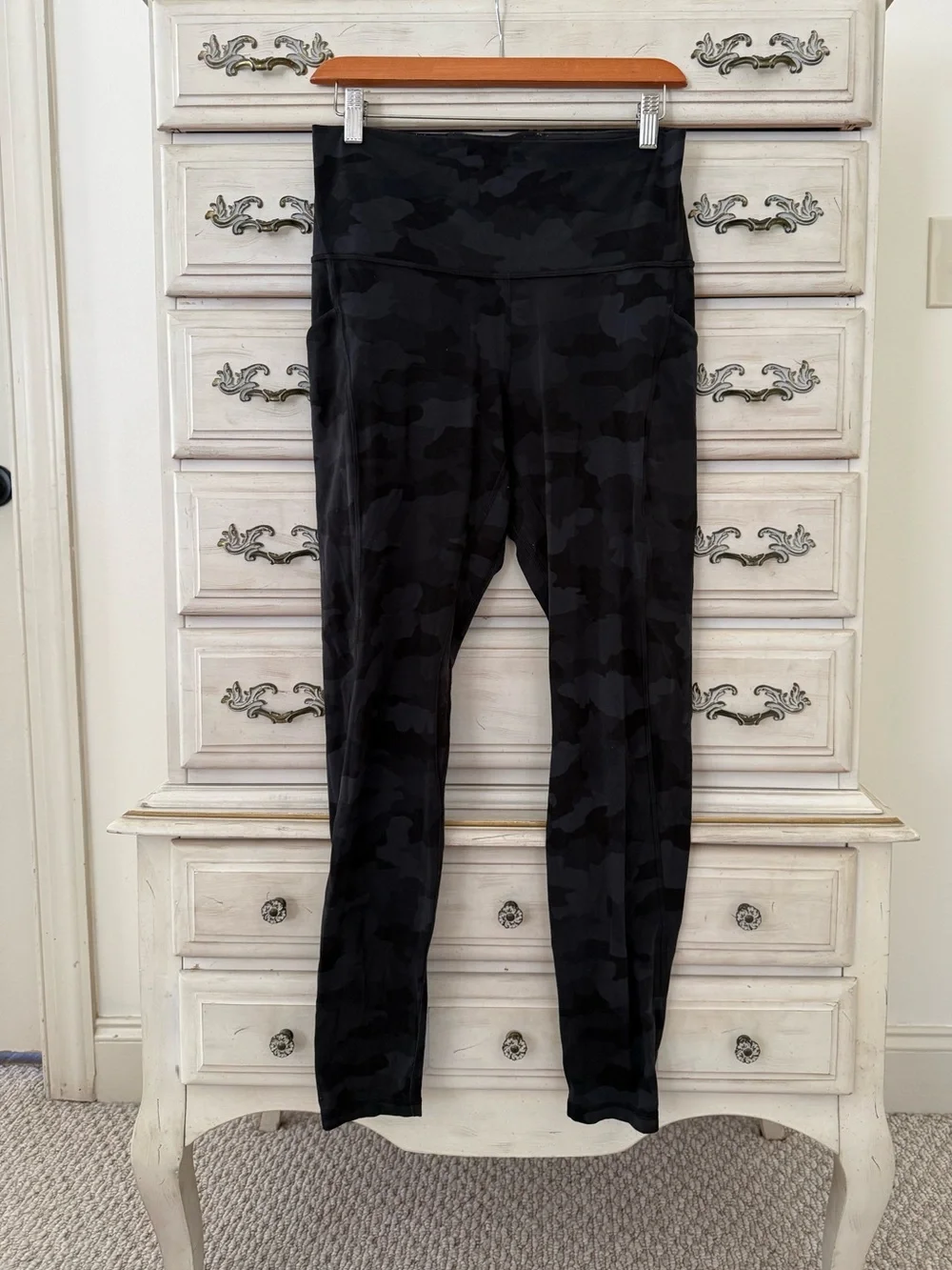 Lululemon Black Camo Align Leggings